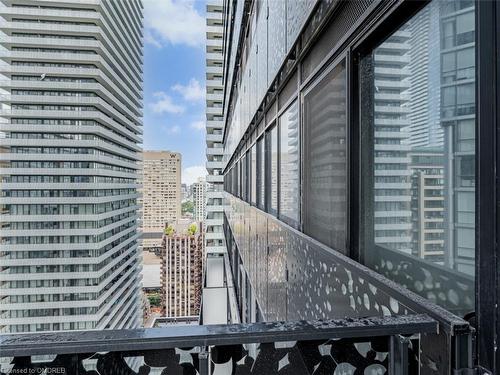 3106-55 Charles Street E, Toronto, ON - Outdoor With Balcony With Facade