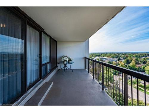 1402-2185 Marine Drive, Oakville, ON - Outdoor With Balcony With View With Exterior