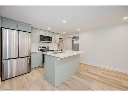 Lower-38 Endfield Avenue, Hamilton, ON - Indoor Photo Showing Kitchen With Upgraded Kitchen