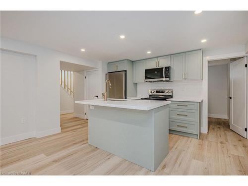 Lower-38 Endfield Avenue, Hamilton, ON - Indoor Photo Showing Kitchen With Upgraded Kitchen