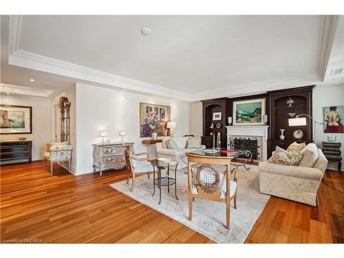 304-68 Yorkville Avenue, Toronto, ON - Indoor Photo Showing Living Room With Fireplace