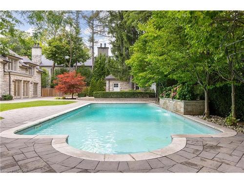 119 Chartwell Road, Oakville, ON - Outdoor With In Ground Pool With Backyard