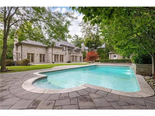 119 Chartwell Road, Oakville, ON - Outdoor With In Ground Pool With Backyard