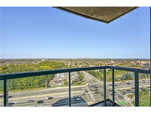 1703-2545 Erin Centre Boulevard, Mississauga, ON - Outdoor With Balcony With View