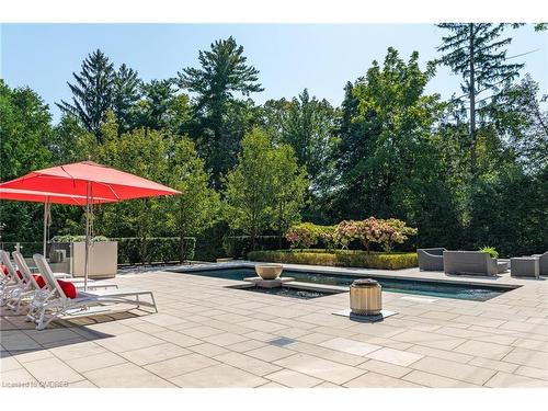 210 Chartwell Road, Oakville, ON - Outdoor With In Ground Pool With Backyard