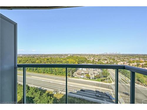 1703-2545 Erin Centre Boulevard, Mississauga, ON - Outdoor With Balcony With View