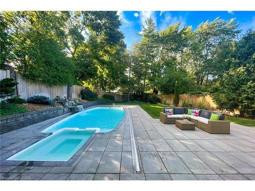 1207 Stirling Drive, Oakville, ON - Outdoor With In Ground Pool With Backyard