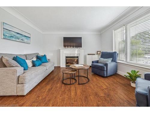 1311 Tyrrell Road, Burlington, ON - Indoor Photo Showing Living Room With Fireplace