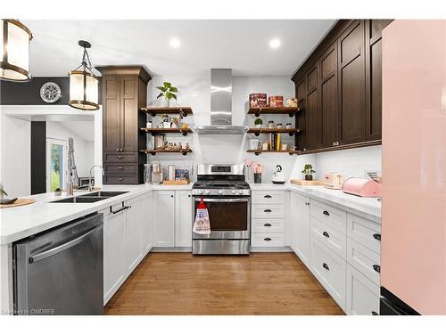 216 Victoria Street, Shelburne, ON - Indoor Photo Showing Kitchen With Double Sink