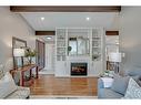 380 Duncombe Drive, Burlington, ON  - Indoor Photo Showing Living Room With Fireplace 