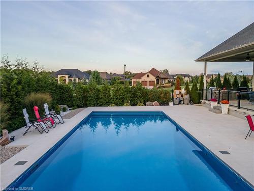 10 Harper Boulevard, Brantford, ON - Outdoor With In Ground Pool