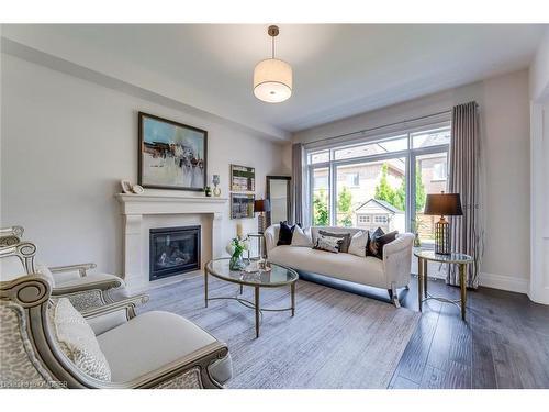 377 Tudor Avenue, Oakville, ON - Indoor Photo Showing Living Room With Fireplace