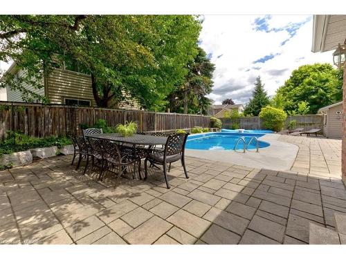 865 Anderson Avenue, Milton, ON - Outdoor With In Ground Pool With Backyard