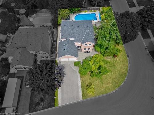 865 Anderson Avenue, Milton, ON - Outdoor With In Ground Pool With View