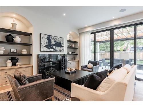 331 Macdonald Road, Oakville, ON - Indoor Photo Showing Living Room With Fireplace