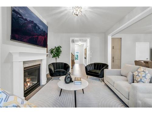 1058 Thompson Drive Drive, Oshawa, ON - Indoor Photo Showing Living Room With Fireplace