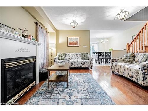 1123 Houston Drive, Milton, ON - Indoor Photo Showing Living Room With Fireplace