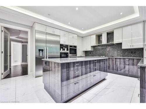 150 Indian Valley Trail, Mississauga, ON - Indoor Photo Showing Kitchen With Upgraded Kitchen