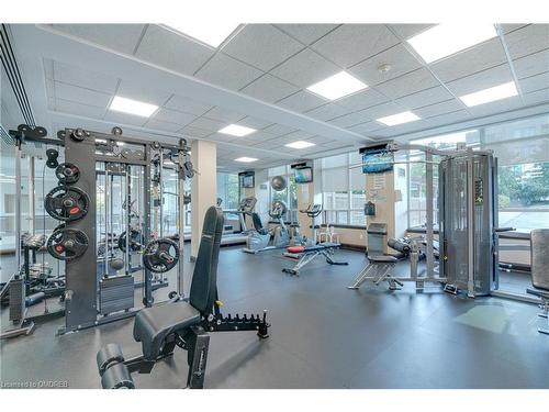 3003-3504 Hurontario Street, Mississauga, ON - Indoor Photo Showing Gym Room