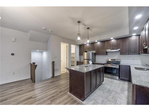 1819 Thames Circle, Milton, ON - Indoor Photo Showing Kitchen With Double Sink With Upgraded Kitchen