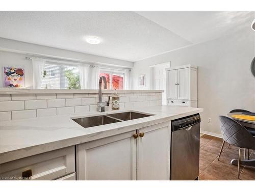 2403 Emerson Drive, Burlington, ON - Indoor Photo Showing Kitchen With Double Sink