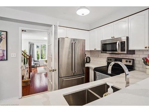 2403 Emerson Drive, Burlington, ON - Indoor Photo Showing Kitchen With Stainless Steel Kitchen With Double Sink