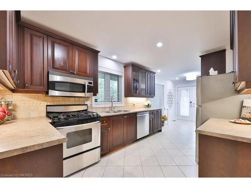 2304 Sovereign Street, Oakville, ON - Indoor Photo Showing Kitchen With Double Sink