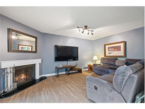 25 Manorcrest Street, Brampton, ON - Indoor Photo Showing Living Room With Fireplace