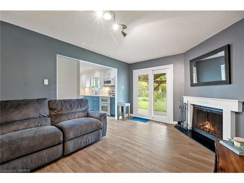 25 Manorcrest Street, Brampton, ON - Indoor Photo Showing Living Room With Fireplace