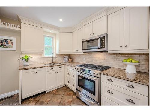 76 Brock Street, Oakville, ON - Indoor Photo Showing Kitchen With Double Sink