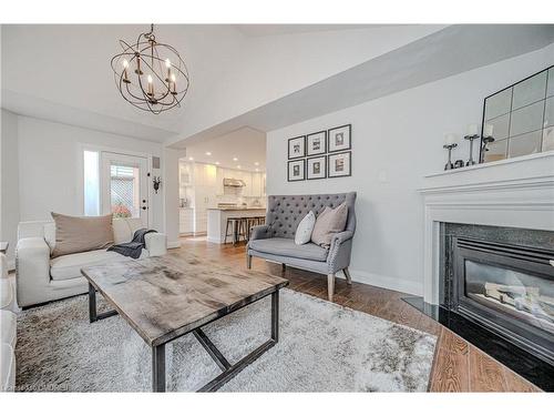 5181 Blue Spruce Avenue, Burlington, ON - Indoor Photo Showing Living Room With Fireplace