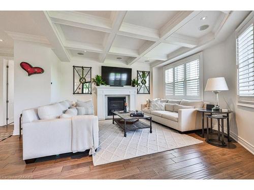 2355 Yolanda Drive, Oakville, ON - Indoor Photo Showing Living Room With Fireplace