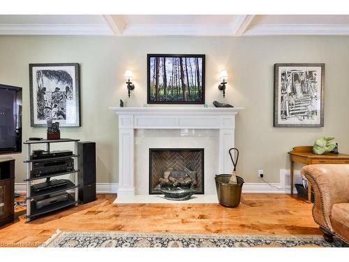 24 Raymar Place, Oakville, ON - Indoor Photo Showing Living Room With Fireplace