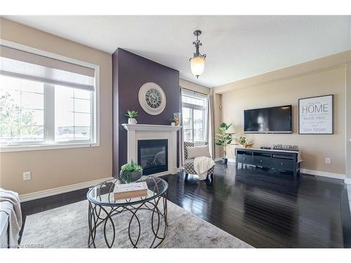 2073 Fiddlers Way, Oakville, ON - Indoor Photo Showing Living Room With Fireplace