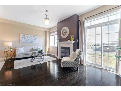 2073 Fiddlers Way, Oakville, ON - Indoor Photo Showing Living Room With Fireplace