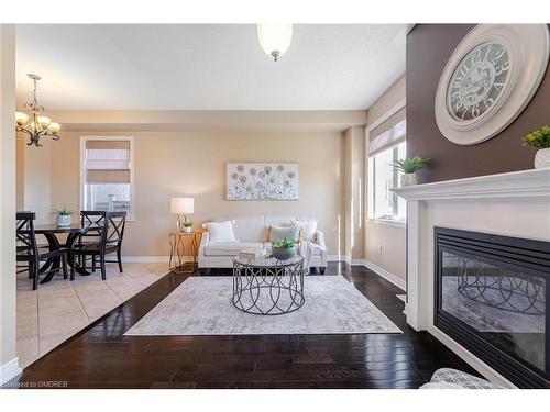 2073 Fiddlers Way, Oakville, ON - Indoor Photo Showing Living Room With Fireplace