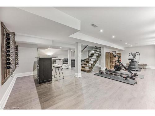 2410 Breton Close, Oakville, ON - Indoor Photo Showing Gym Room