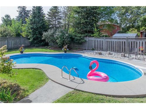 1534 Heritage Way, Oakville, ON - Outdoor With In Ground Pool With Deck Patio Veranda With Backyard