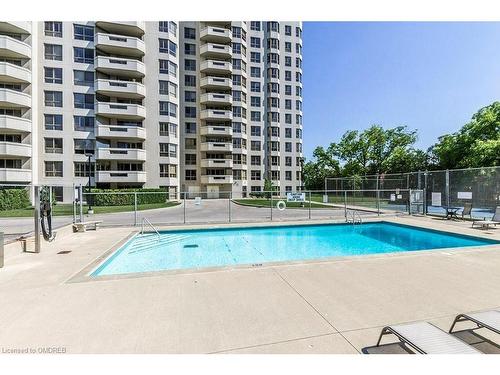 503-1201 North Shore Boulevard, Burlington, ON - Outdoor With In Ground Pool With Balcony With Facade