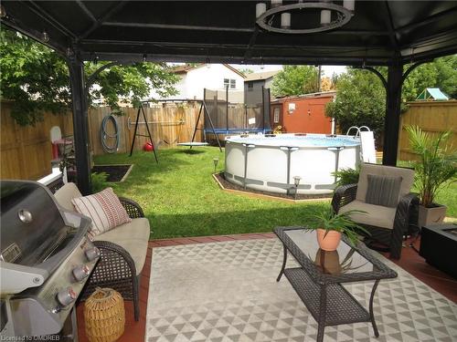 17 Oceanic Drive, Hamilton, ON - Outdoor With Above Ground Pool With Deck Patio Veranda With Backyard