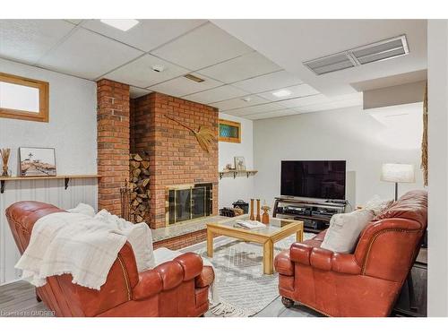 1121 Manor Road, Oakville, ON - Indoor With Fireplace