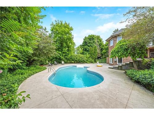 163 Wheelihan Way, Milton, ON - Outdoor With In Ground Pool With Backyard