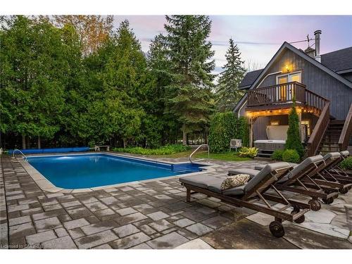 4 Buckingham Boulevard, Collingwood, ON - Outdoor With In Ground Pool With Deck Patio Veranda With Backyard