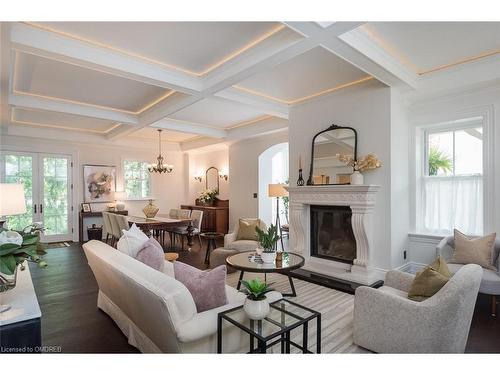 49 James Street, Milton, ON - Indoor Photo Showing Living Room With Fireplace