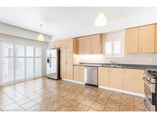 120 Boom Road, Vaughan, ON - Indoor Photo Showing Kitchen With Stainless Steel Kitchen With Double Sink