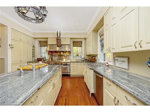 103 Thomas Street, Milton, ON - Indoor Photo Showing Kitchen With Double Sink