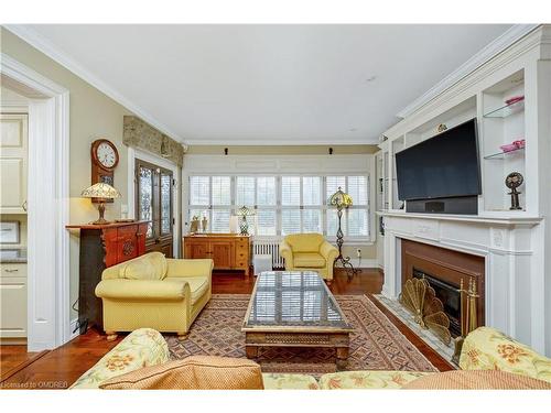 103 Thomas Street, Milton, ON - Indoor Photo Showing Living Room With Fireplace