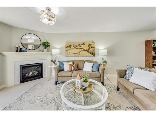 27-47 Main Street N, Hamilton, ON - Indoor Photo Showing Living Room With Fireplace