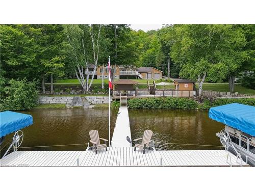 165 Lakeshore Drive, Combermere, ON - Outdoor With Body Of Water With Deck Patio Veranda With Backyard