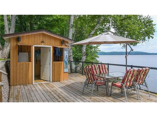 165 Lakeshore Drive, Combermere, ON - Outdoor With Body Of Water With Deck Patio Veranda